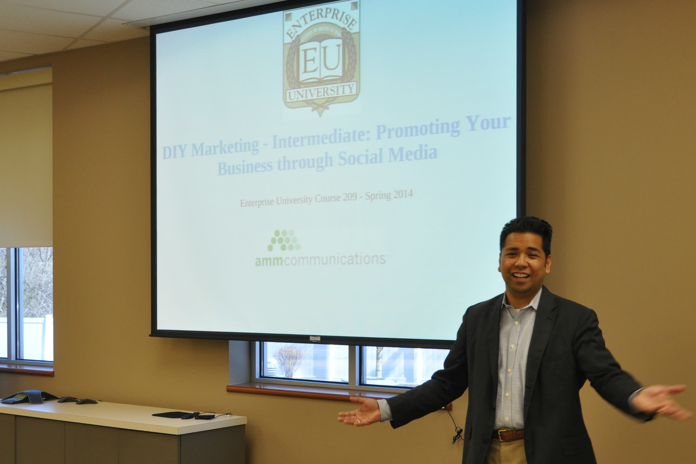 Ed Mayuga, AMM Communications, teaches Strategic Marketing Tactics